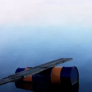 Klusais rīts Daugavā. /Marika/