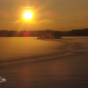 Daugava ziemā. (Marika)