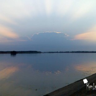 Saullēkts pie Daugavas. /Marika/